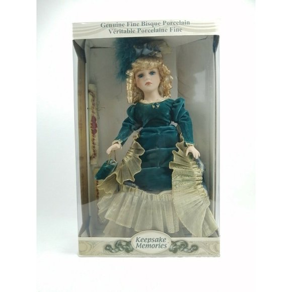 Vintage Keepsake Memories Genuine Fine Bisque Porcelain Doll - Picture 1 of 5